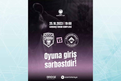 Bakıda Azərbaycan və Türkiyə klubları arasında basketbol matçı keçiriləcək