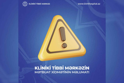 Sentyabrda 149 nəfər Kliniki Tibbi Mərkəzə zəhərlənmə ilə müraciət edib
