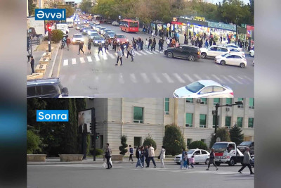 Nərimanovdakı ən təhlükəli işıqforunun problemi aradan qaldırılıb – VİDEO