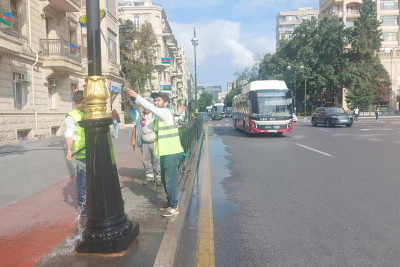 Səbaildə iməcilik keçirilib: prospekt və küçələr təmizlənib