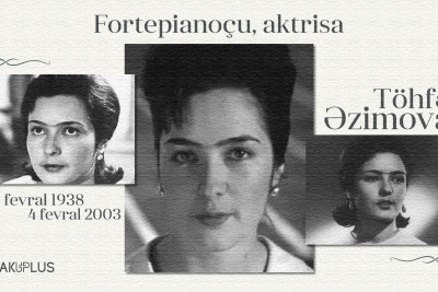 Cəmi iki filmdə çəkilən fortepianoçu, aktrisa Töhfə Əzimova