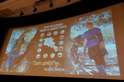 Bakıda “Sarı gəlin”in sorağında” filminin təqdimatı olub