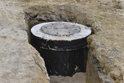 Bakının bu qəsəbəsində kanalizasiya xətləri yenilənir