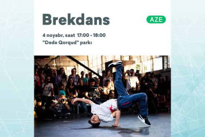 Bakıda açıq havada breykdans üzrə dərs veriləcək