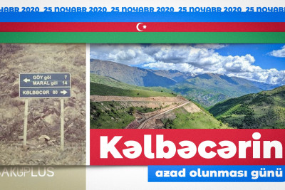 Kəlbəcərin azad olunmasından 3 il keçir