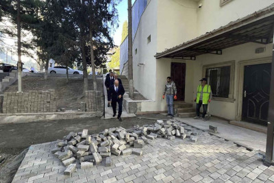 Nəsimi rayonunda yenidənqurma işləri davam edir