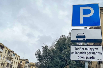 Səbaildə 1400 AZN-lik parklanma lövhəsi oğurlanıb