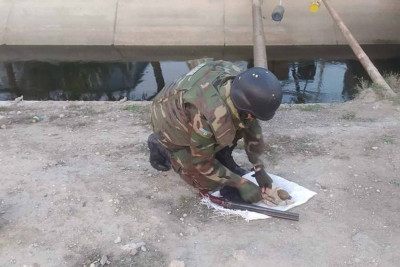 Binə qəsəbəsində silah-sursat aşkar edilib