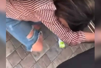Bakıda xanım özünü avtomobilin altına ataraq pul qazanır – İDDİA
