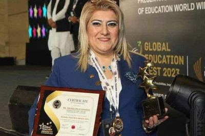 Paytaxt məktəbinin müəllimi beynəlxalq müsabiqədə qalib olub