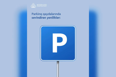 Bakı aeroportunda yeni parkinq ödəniş üsulu istifadəyə verilib