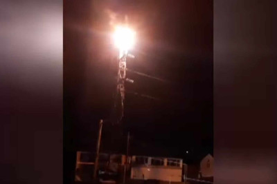 NZS-də elektrik xəttinin nasazlığı sakinləri təşvişə salıb – VİDEO