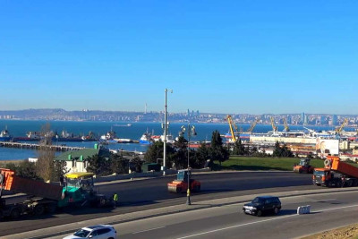 8 Noyabr prospektindəki təmir işləri bitib