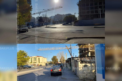 Nəsimidə qaldırıcı kran sakinləri vahiməyə salır