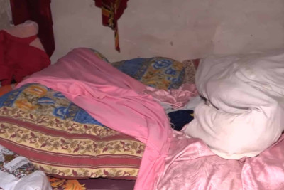 Zabratda yaşlı qadın qızı və 3 nəvəsi ilə soyuq daxmada yaşayır – VİDEO