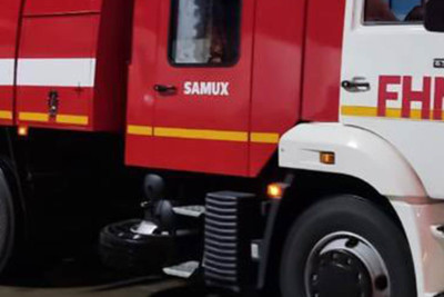 Nərimanovda dördmərtəbəli yaşayış binasında yanğın olub