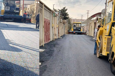 Binəqədi rayonunun üç küçəsində asfalt örtüyü yenilənib