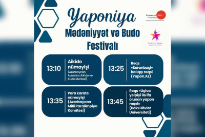 Bakıda Yaponiya Mədəniyyət və Budo Festivalı keçiriləcək