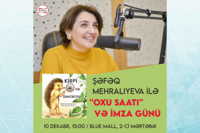 Paytaxtda “Kirpi və zəncirotu” kitabının təqdimatı keçiriləcək
