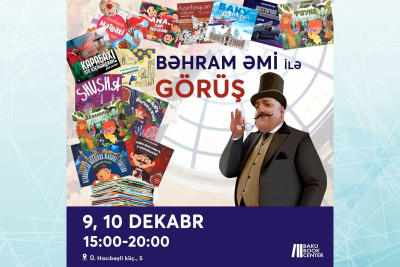 Bakı Kitab Mərkəzində “Bəhram Əmi ilə Görüş” baş tutacaq