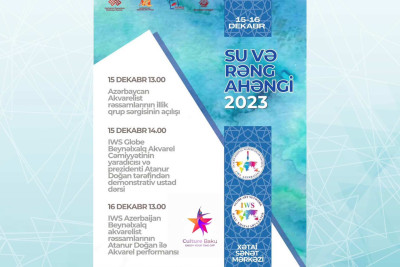 Xətai Sənət Mərkəzində ənənəvi akvarel rəsmləri sərgisi baş tutacaq