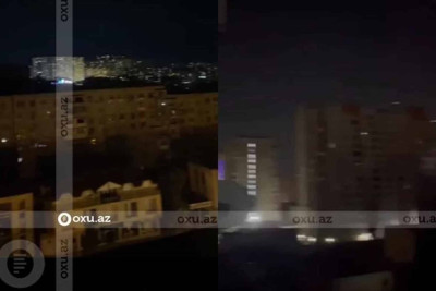 Həzi Aslanov qəsəbəsində bir sıra yaşayış binaları işıqsız qalıb – VİDEO