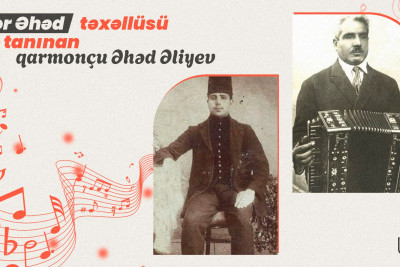 Kor Əhəd təxəllüsü ilə tanınan qarmonçu Əhəd Əliyev