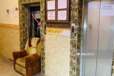 Bakıda içərisində 7 nəfər olan lift qırılıb