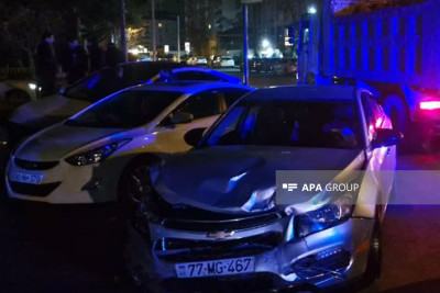 Xətaidə 4 avtomobil toqquşub