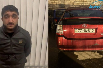 Suraxanı rayonunda narkotik vasitələrin təsiri altında olan taksi sürücüsü saxlanılıb
