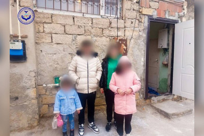 Anası xərçəng xəstəsi olan 4 azyaşlı uşaq sığınacağına qəbul edilib