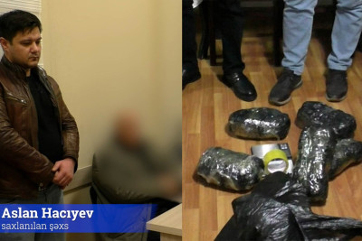 Abşeronda saxlanılan narkotacirdən 3 kiloqrama yaxın narkotik ələ keçirilib – VİDEO