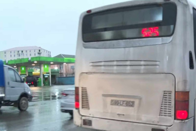 Sakinlər 525 nömrəli avtobusdan şikayət edirlər – VİDEO
