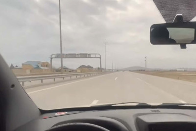 Ümid qəsəbəsinin sakinləri Bakıya getmək üçün əlavə 13 km yol qət etməli olurlar