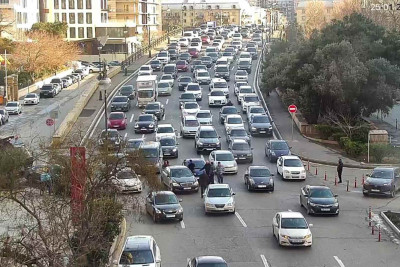 “Cavanşir” körpüsündə iki avtomobil toqquşub