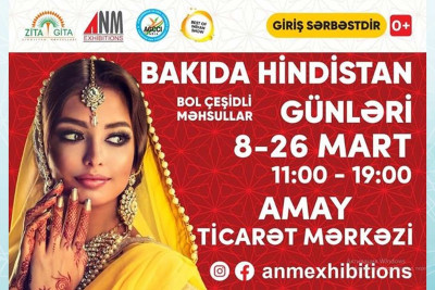 Bakıda Hindistan mədəniyyəti ilə bağlı tədbir keçiriləcək
