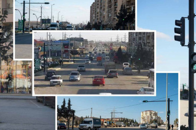 Zabrat şosesində yol hərəkətində dəyişiklik edilib