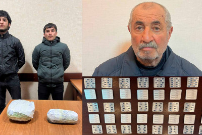 Nərimanovda 3 kiloqram narkotik və 400 ədəd həb dövriyyədən çıxarılıb