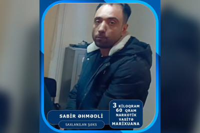 Yeni Günəşlidə narkokuryer tutulub