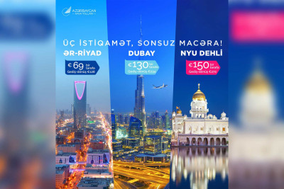 AZAL üç populyar istiqamətə qiymətləri endirib