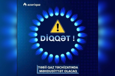 Bakının 3 rayonunda sabah qaz kəsiləcək