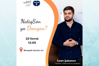 Binəqədi Gənclər Evində "NatiqSən ya Danışan" adlı seminar keçiriləcək