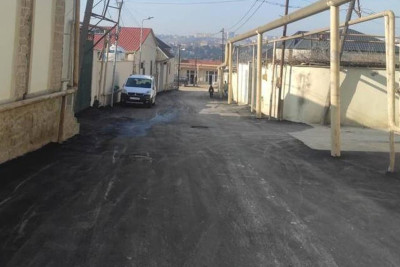 Suraxanı rayonunda abadlıq-quruculuq işləri davam edir