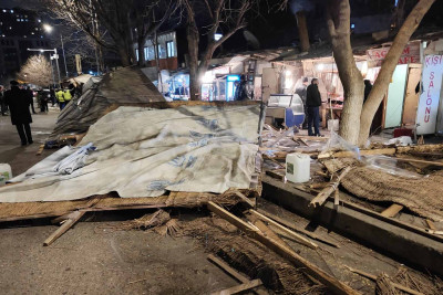 “Ətçilər” adlanan ərazidə kafelər sökülüb