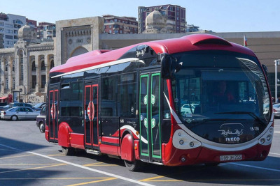 “Bakubus” ilə səfər edən sərnişinlərin sayı açıqlanıb