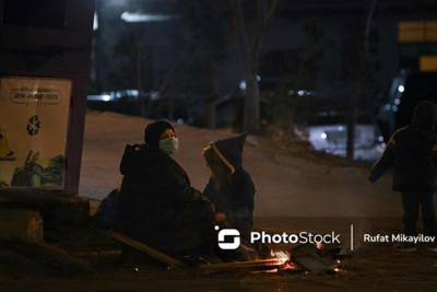 “Xəzər dairəsi”ndə dilənçilik edən şəxslə bağlı polis danışıb