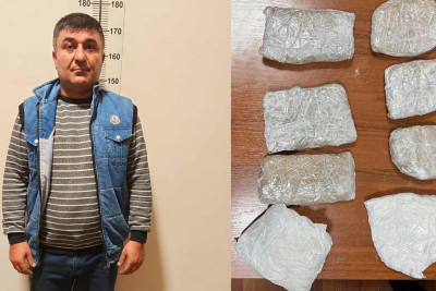 TIR sürücüsü ölkəyə heroin gətirib