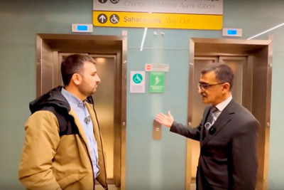 “Memar Əcəmi - 2” stansiyasında lift niyə çalışmır?