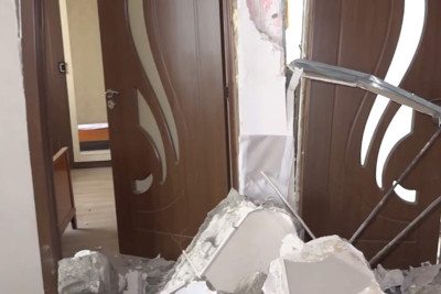 Qaraçuxurda torpaq sürüşməsi sakinin evini uçurub