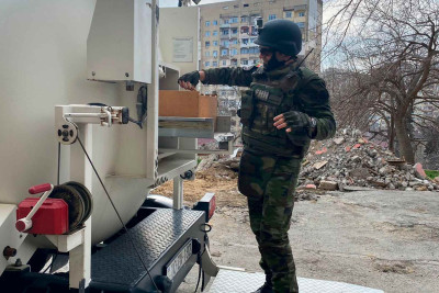 Xətai rayonunda 2 yararlı əl qumbarası tapılıb – VİDEO